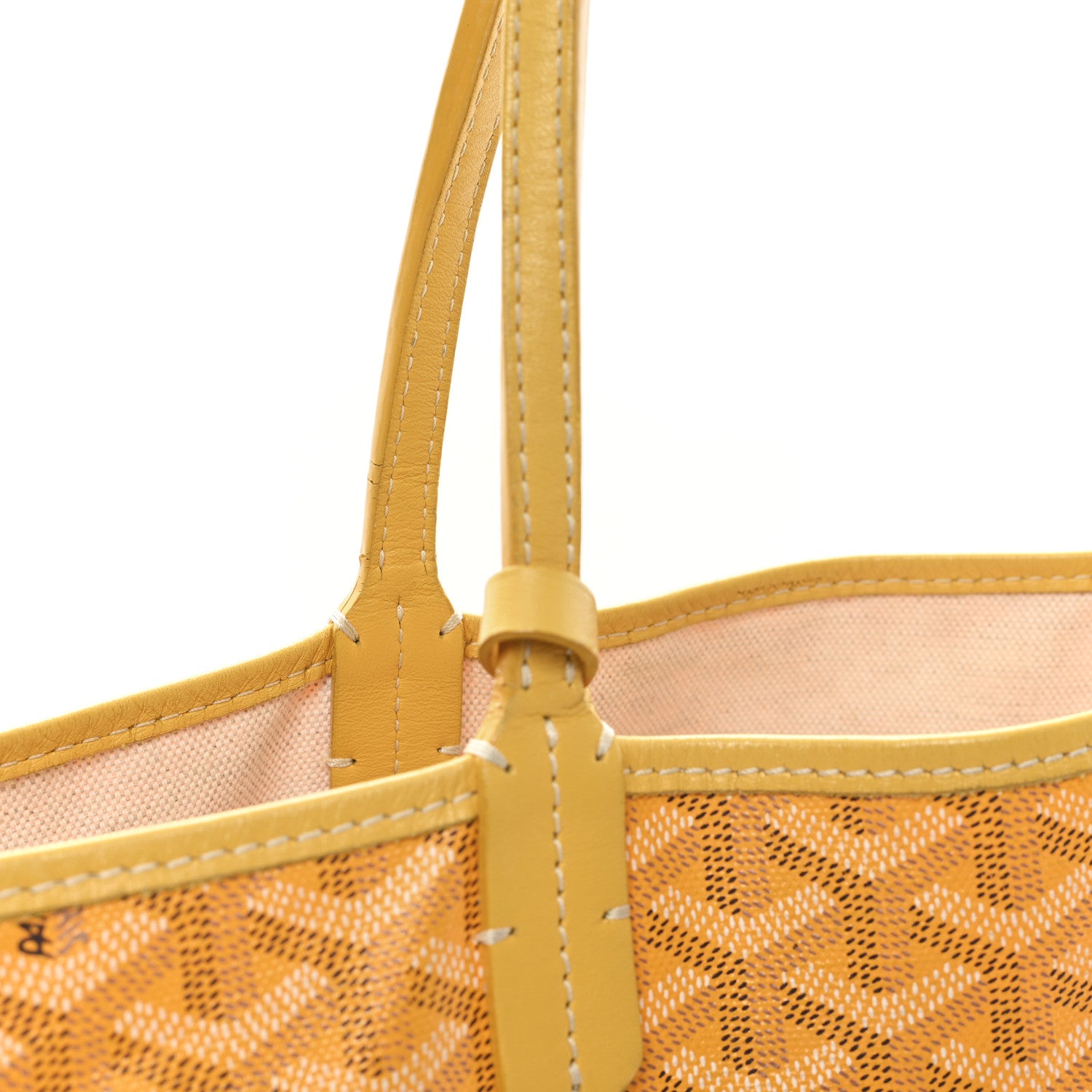 Goyard Goyardine Saint Louis PM Yellow 1840046 – FASHIONPHILE