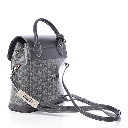 Goyard Goyardine Calfskin Mini Alpin Backpack Grey 3 of 12