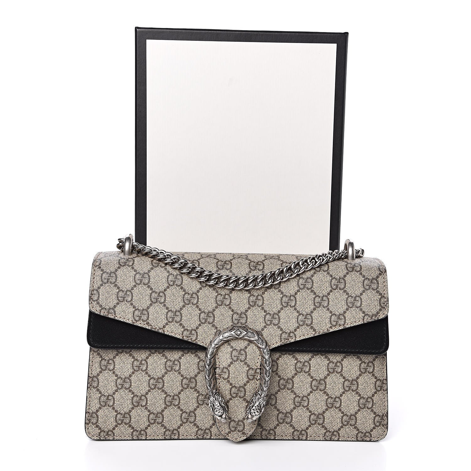 Gucci GG Supreme Monogram Small Dionysus Shoulder Bag Black 14 of 14