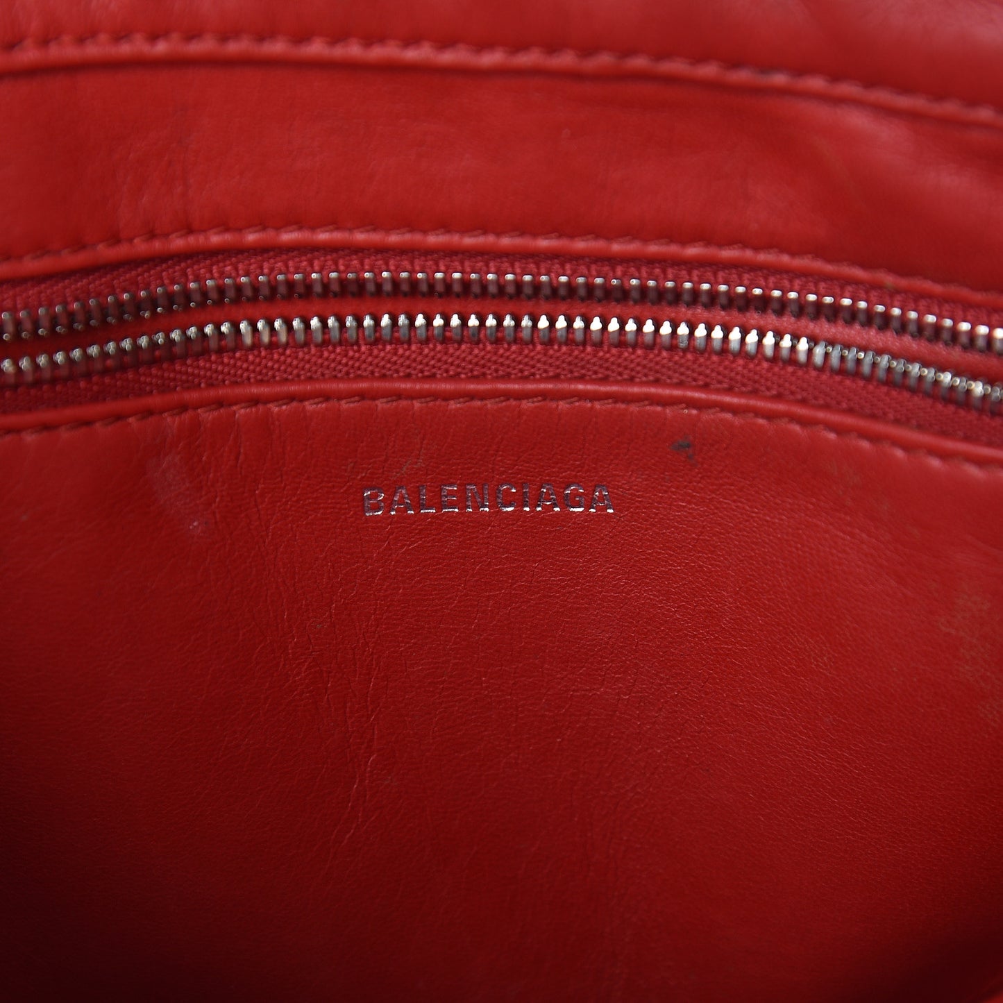 Calfskin XS Triangle Chain Duffle Black