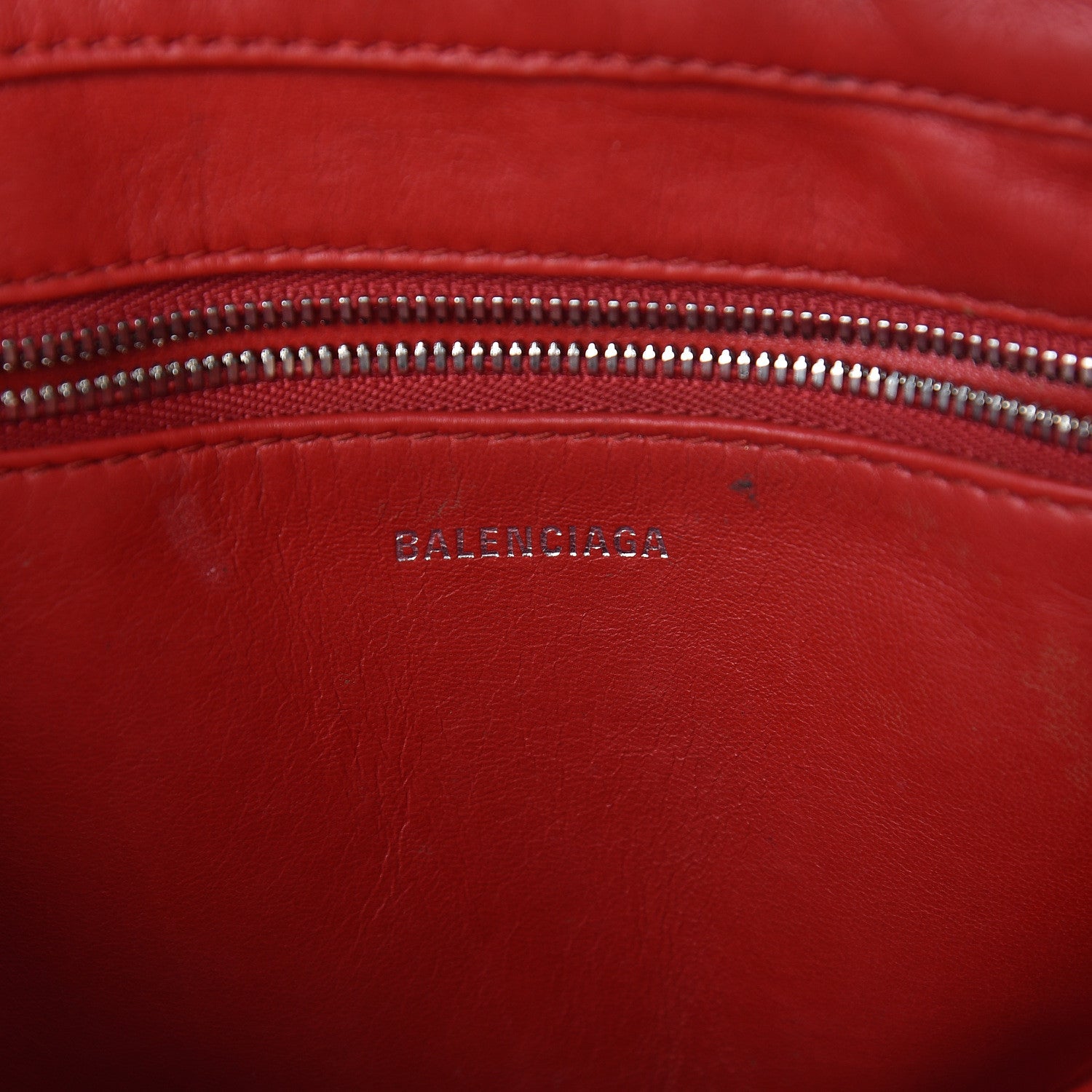 Balenciaga Calfskin XS Triangle Chain Duffle Black 6 of 15