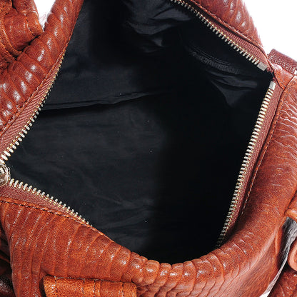 Alexander Wang Pebbled Lambskin Rocco Brown w Antique Brass Hardware 9 of 26