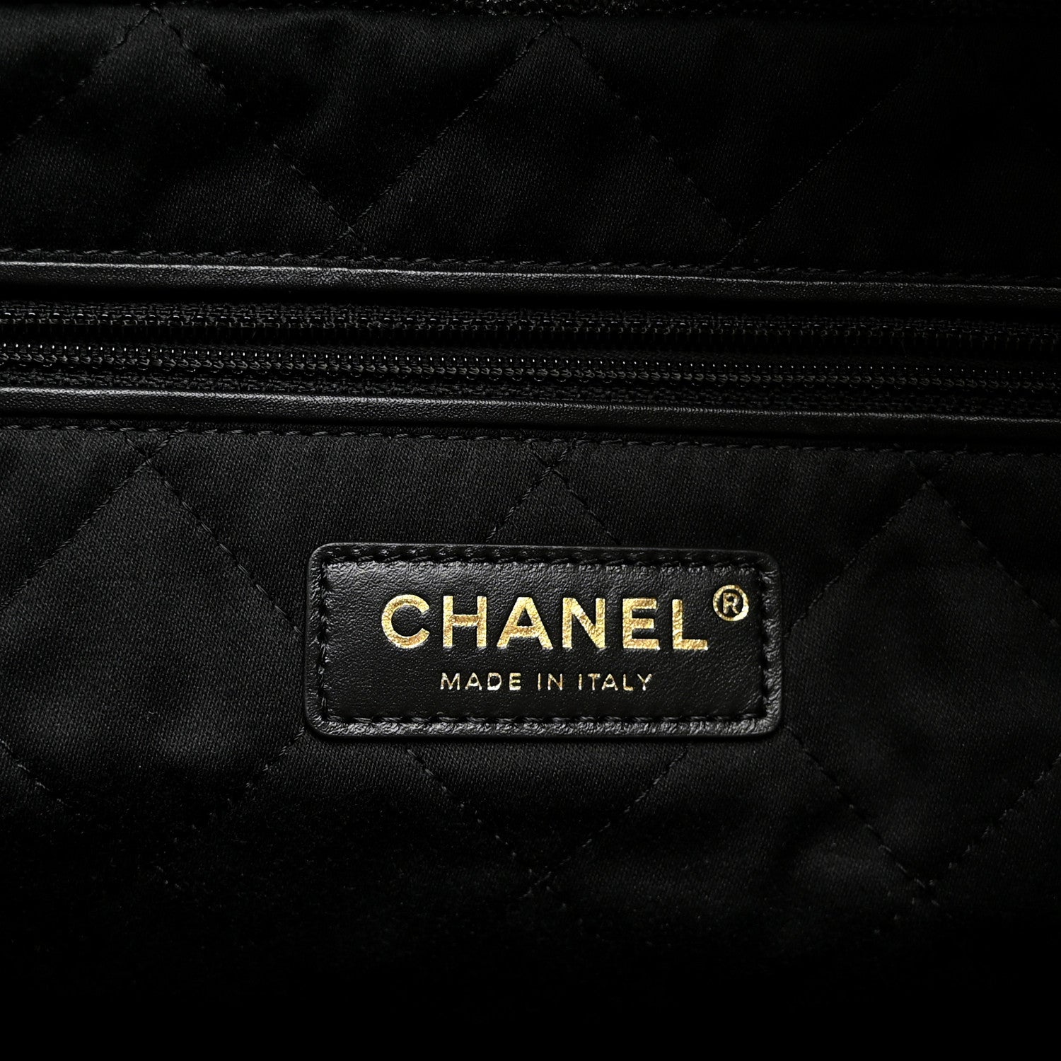 Chanel Shiny Caviar Quilted Monochrome Chanel 22 Black 7 of 11