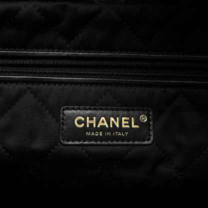 Chanel Shiny Caviar Quilted Monochrome Chanel 22 Black 7 of 11