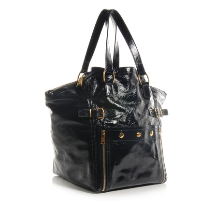 Saint Laurent Patent Medium Downtown Navy 3 of 8