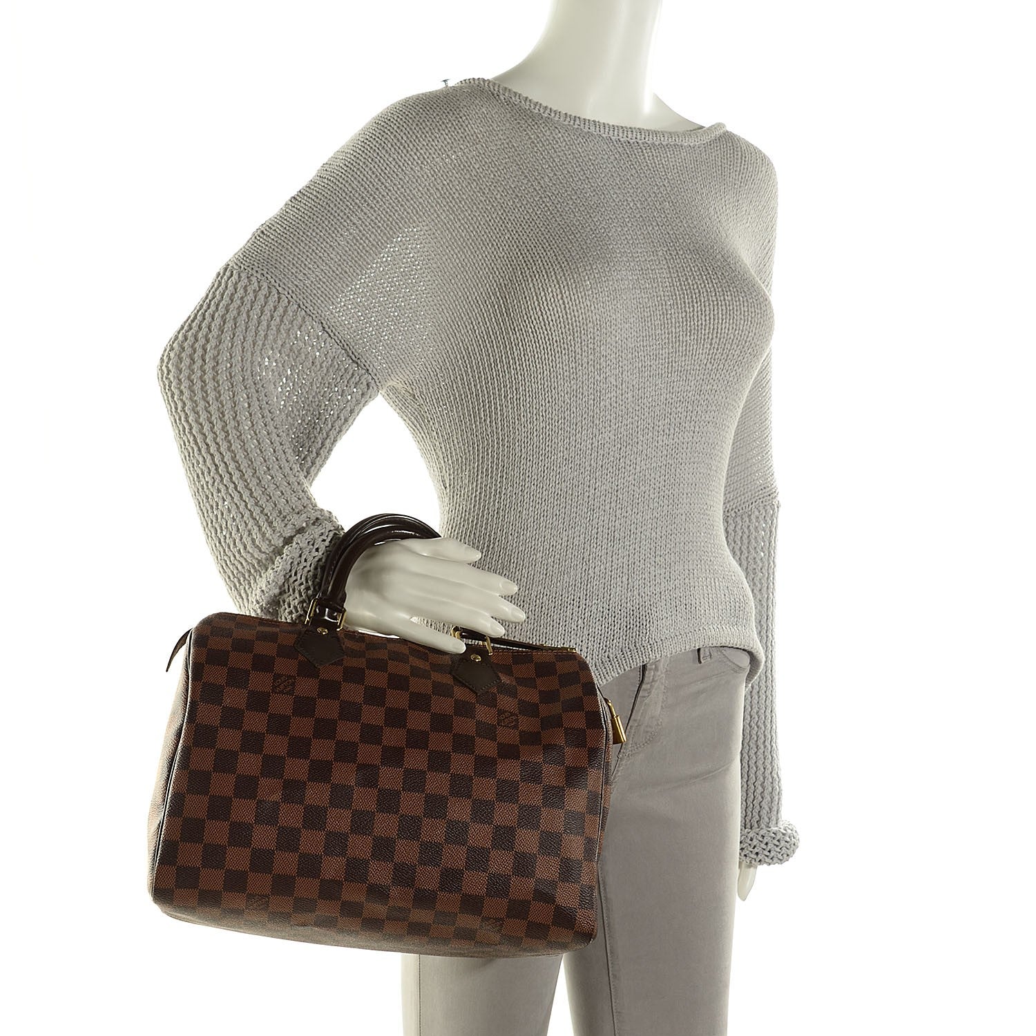 Louis Vuitton Damier Ebene Speedy 30 2 of 8