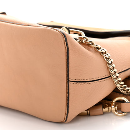 Chloe Suede Calfskin Mini Faye Backpack Blush Nude 10 of 12