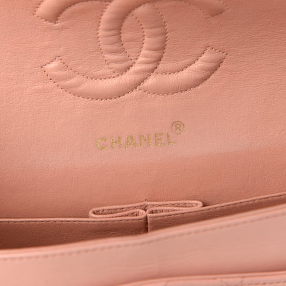 Chanel Lambskin Quilted Medium Double Flap Light Pink 8 of 12