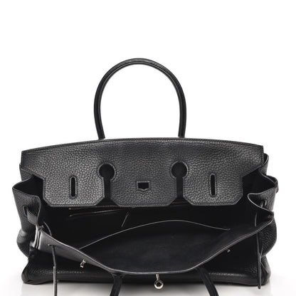 Hermes Taurillon Clemence Birkin 35 Black 7 of 26