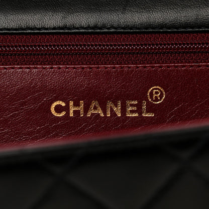 Chanel Lambskin Quilted Medium Single Flap Black 6 of 13