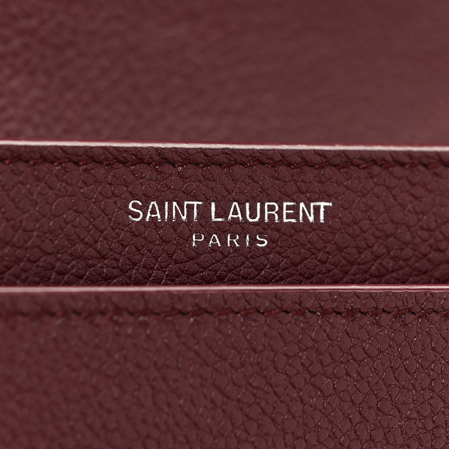 Saint Laurent Calfskin Monogram Medium Sunset Satchel Rouge Legion 13 of 15