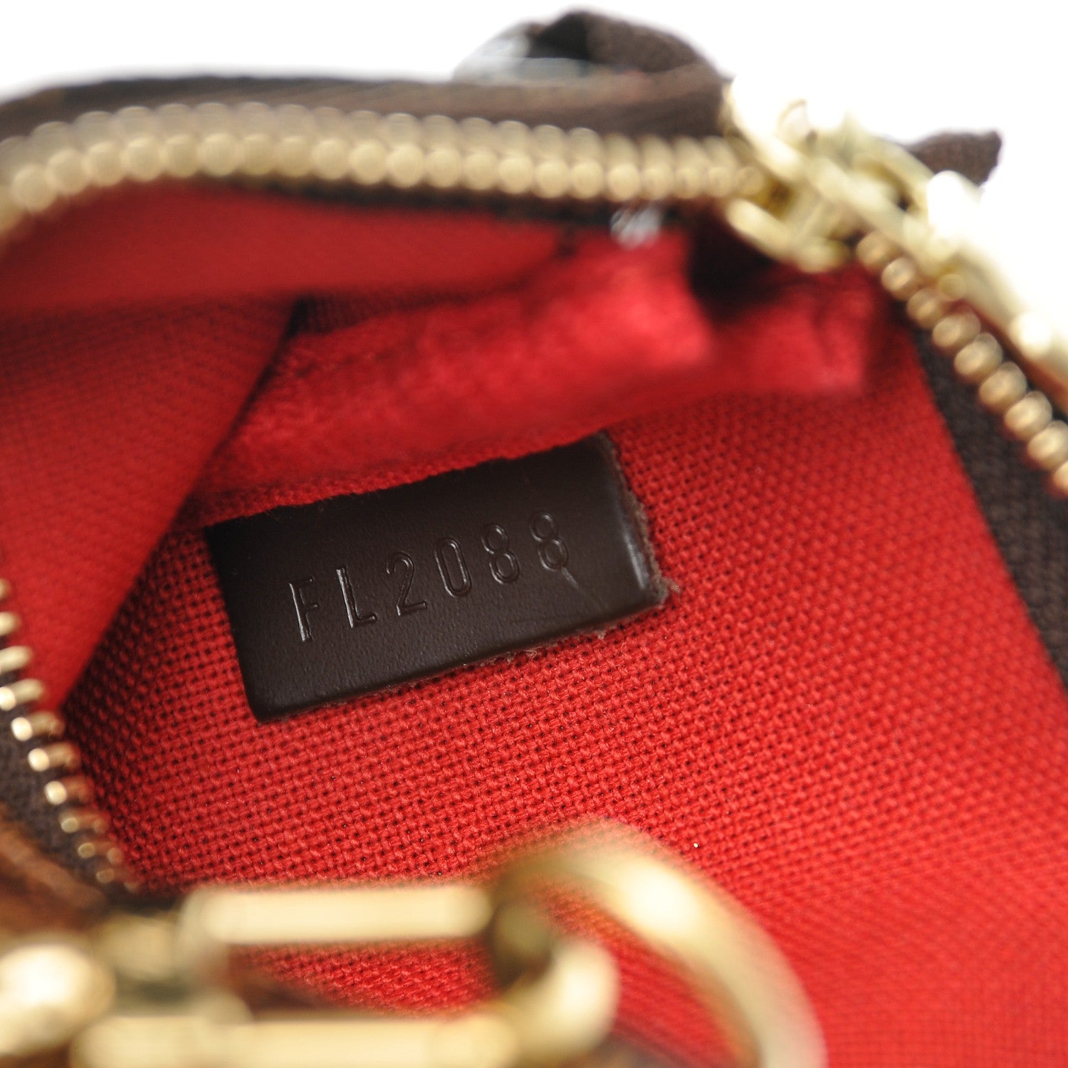 Louis Vuitton Damier Ebene Mini Pochette Accessories 6 of 7