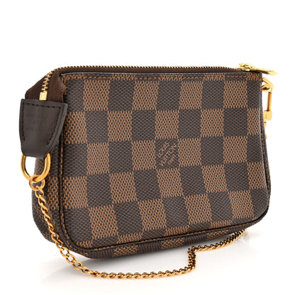 Louis Vuitton Damier Ebene Mini Pochette Accessories 3 of 10