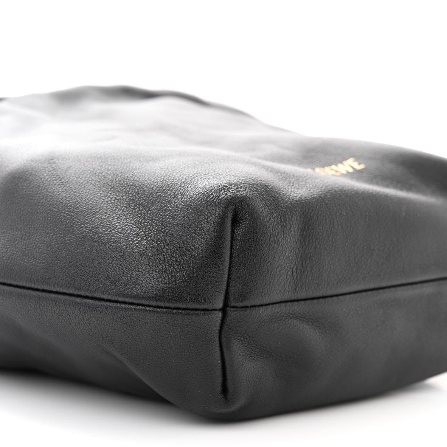 Loewe Mellow Nappa Donut Chain Mini Flamenco Knot Clutch Black 9 of 10