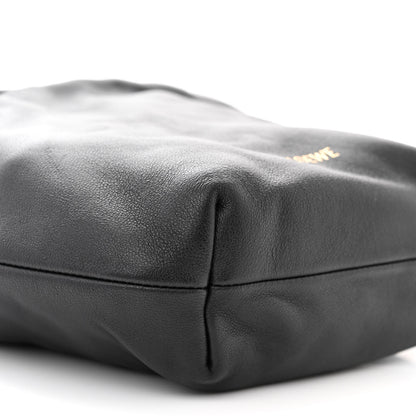 Loewe Mellow Nappa Donut Chain Mini Flamenco Knot Clutch Black 9 of 10