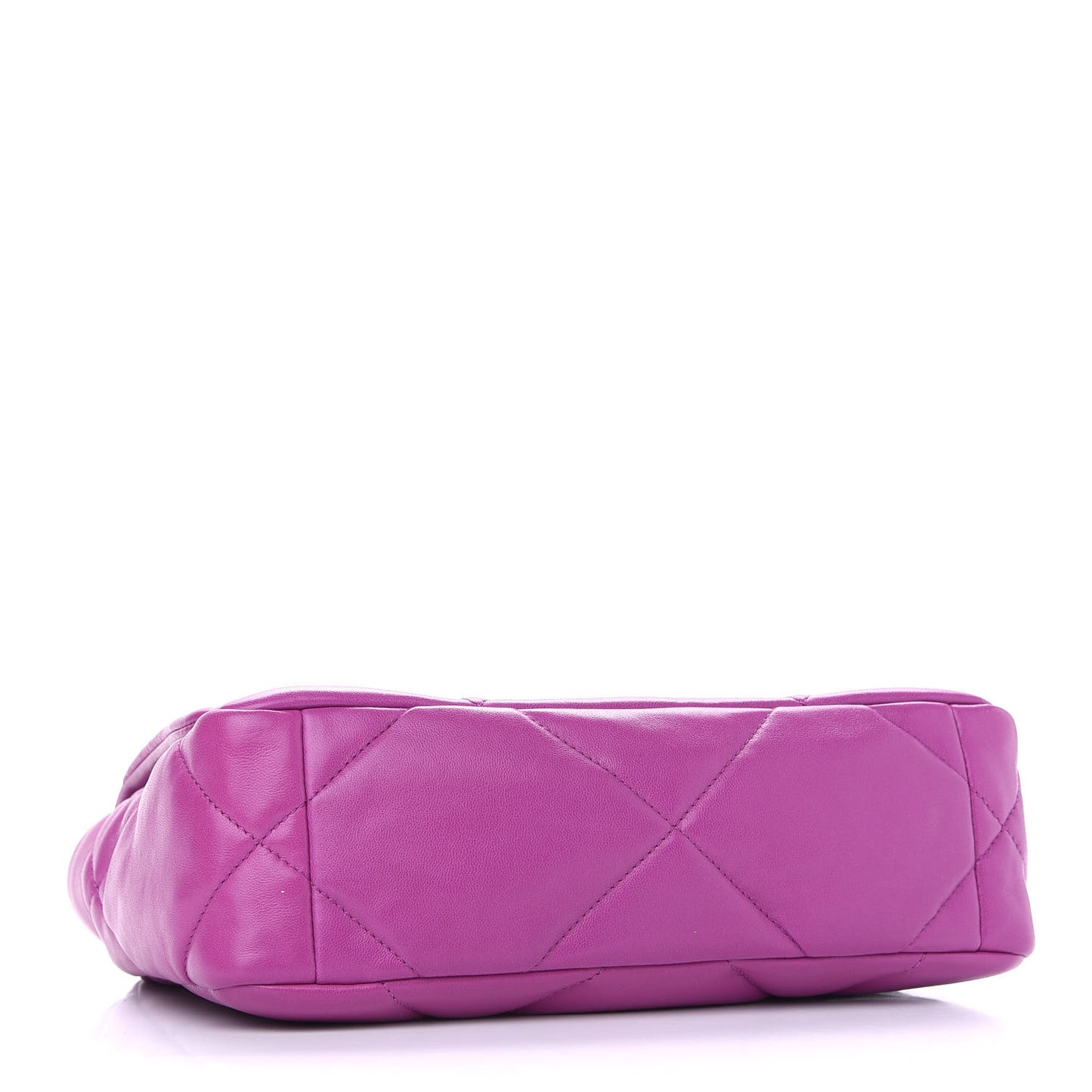 Lambskin Quilted Medium Chanel 19 Flap Purple