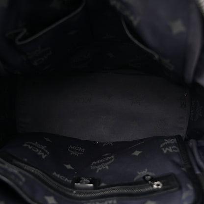 MCM Visetos Studded Medium Dual Stark Backpack Black 5 of 13