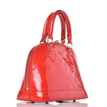 Louis Vuitton Vernis Alma BB Rouge Grenadine 3 of 9