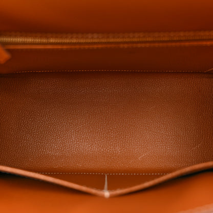 Hermes Epsom Kelly Sellier 28 Gold 5 of 13