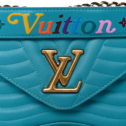 Louis Vuitton Calfskin New Wave Chain PM Malibu Green 9 of 16