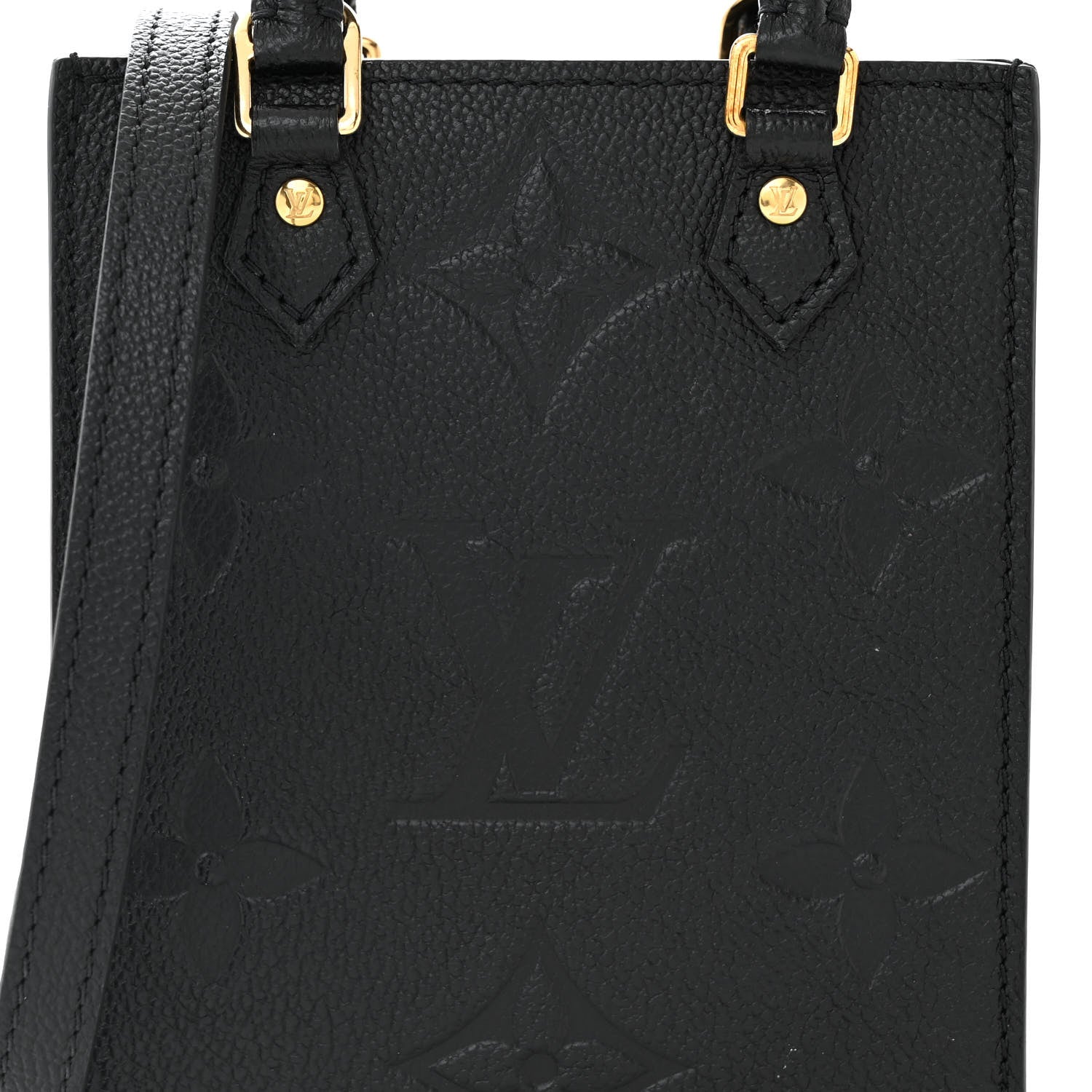 Louis Vuitton Empreinte Monogram Giant Petit Sac Plat Black 7 of 9