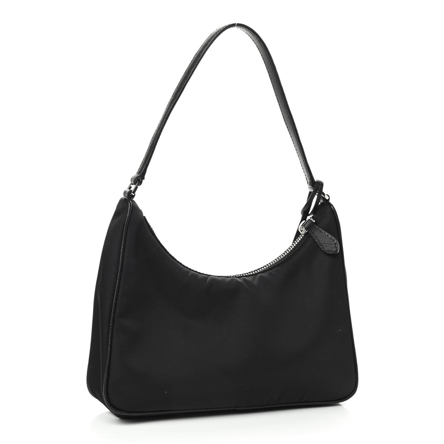 Tessuto Nylon Saffiano Mini Re-Edition 2005 Bag Black