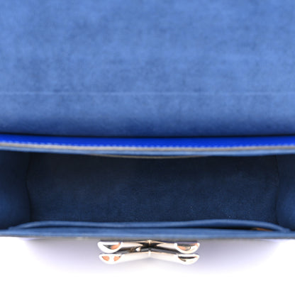 Louis Vuitton Epi Flamingo Twist Shoulder Bag MM Blue 5 of 10