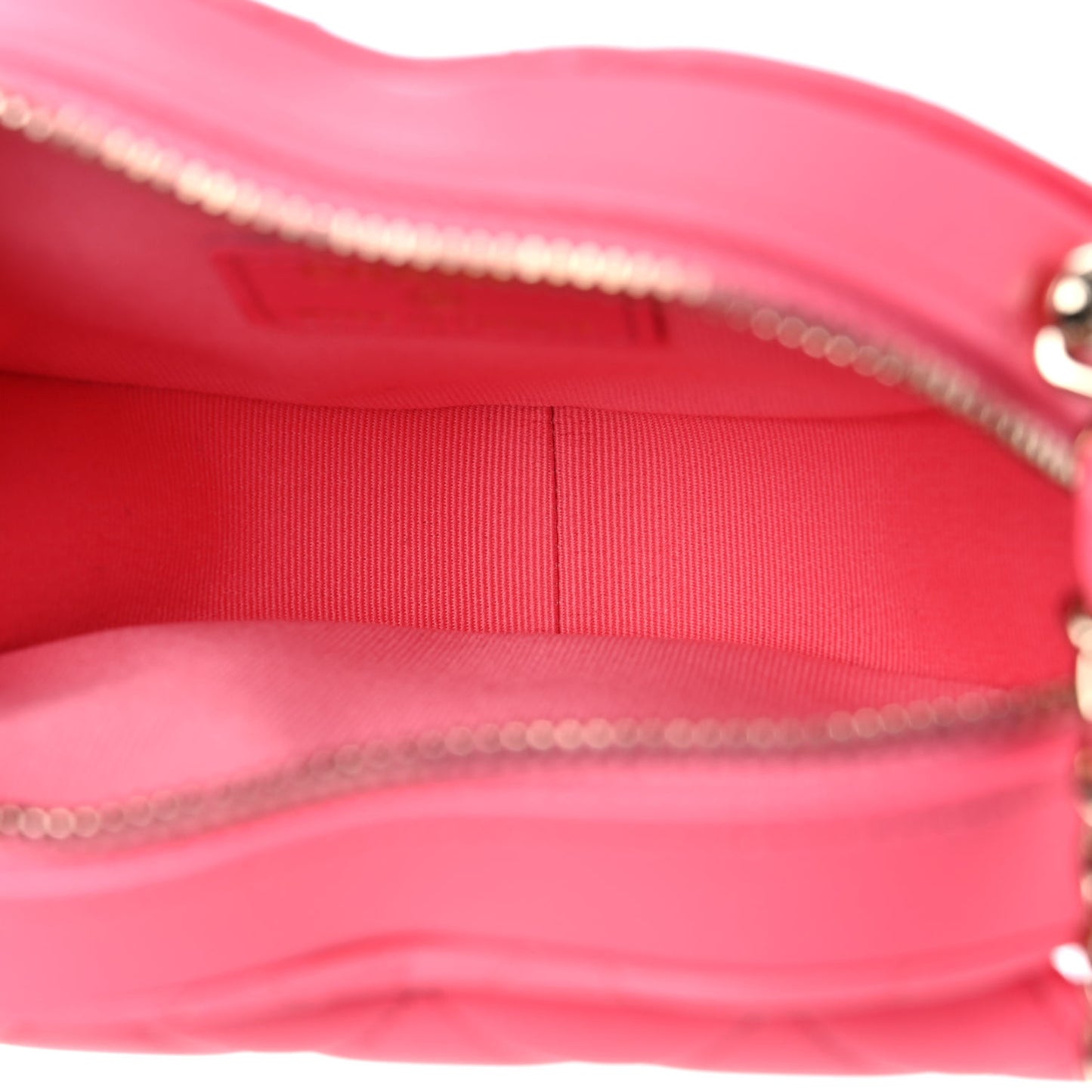 Lambskin Quilted CC In Love Heart Clutch With Chain Pink