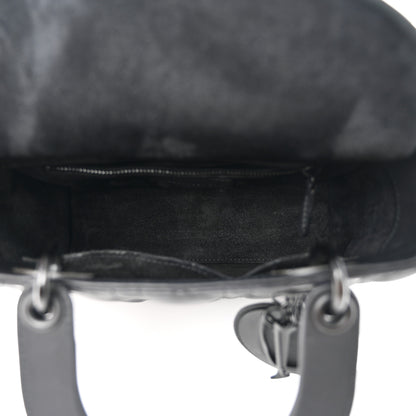 Christian Dior Ultra Matte Calfskin Cannage Small My ABCDior Lady Dior Black 5 of 10