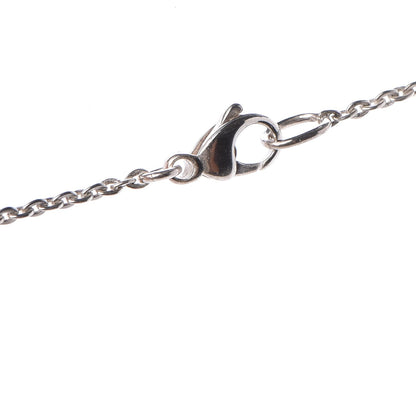 John Hardy Sterling Silver White Topaz Kali Square Pendant Necklace 4 of 6