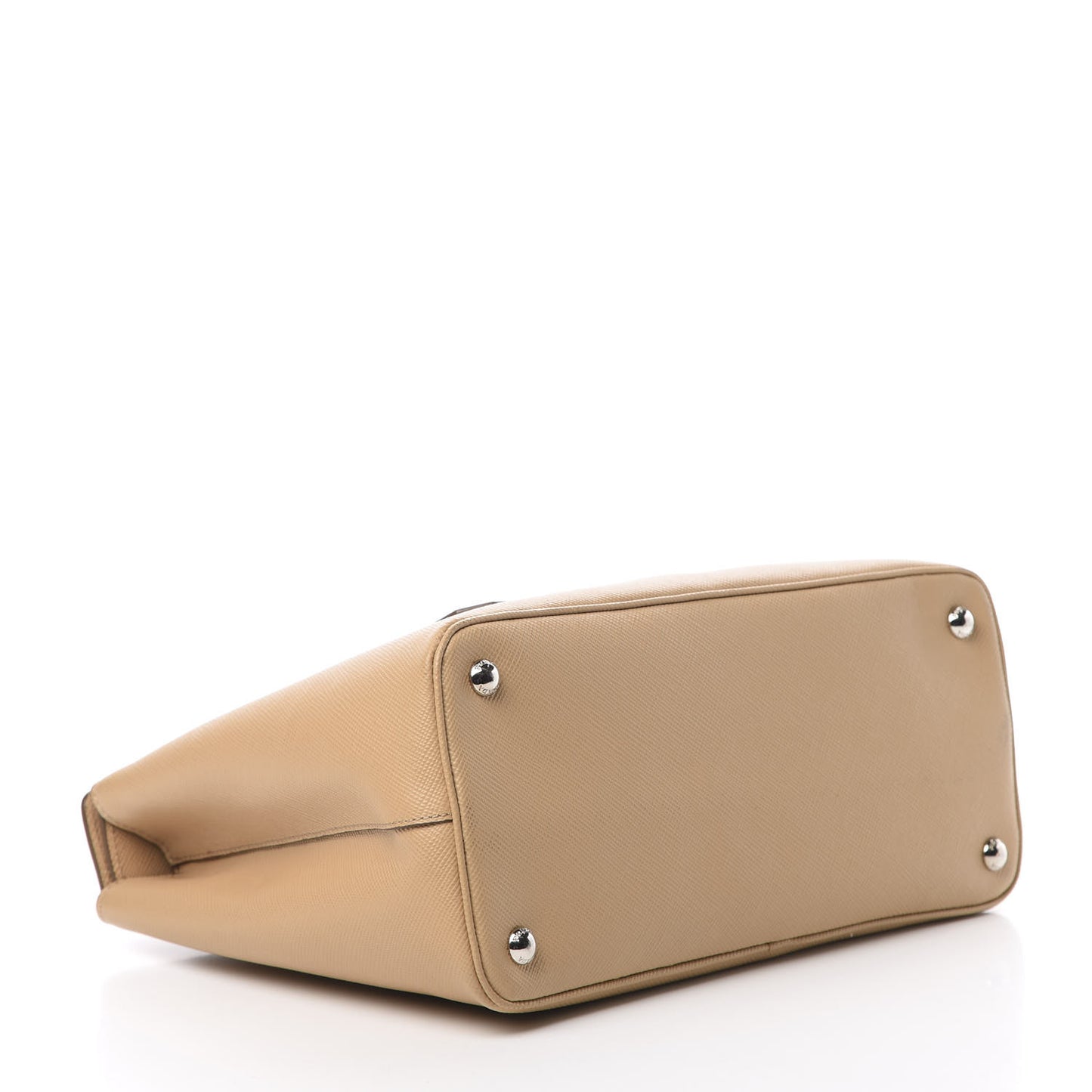 Saffiano Cuir Twin Tote Noisette