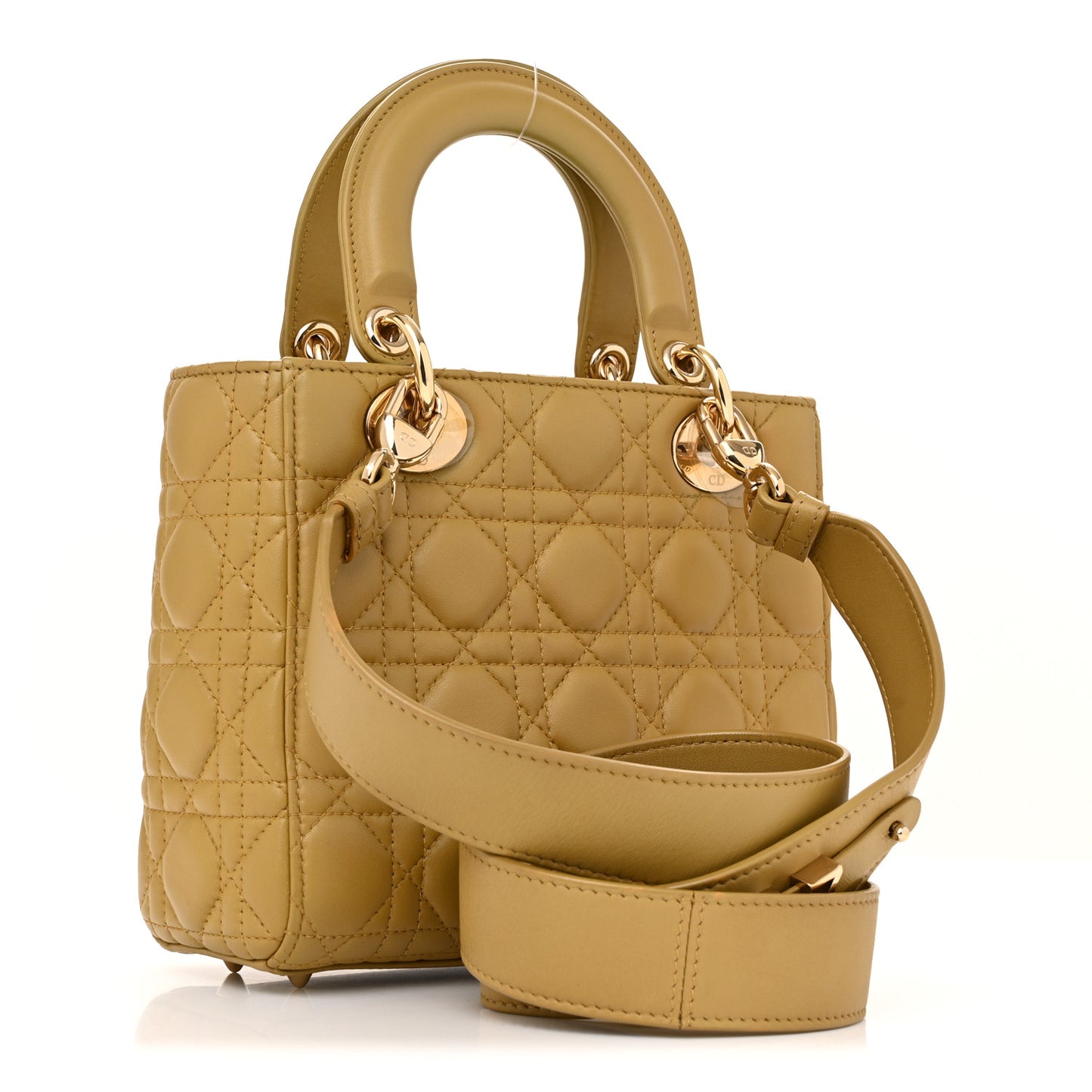 Lambskin Cannage Small My ABCDior Lady Dior Light Brown