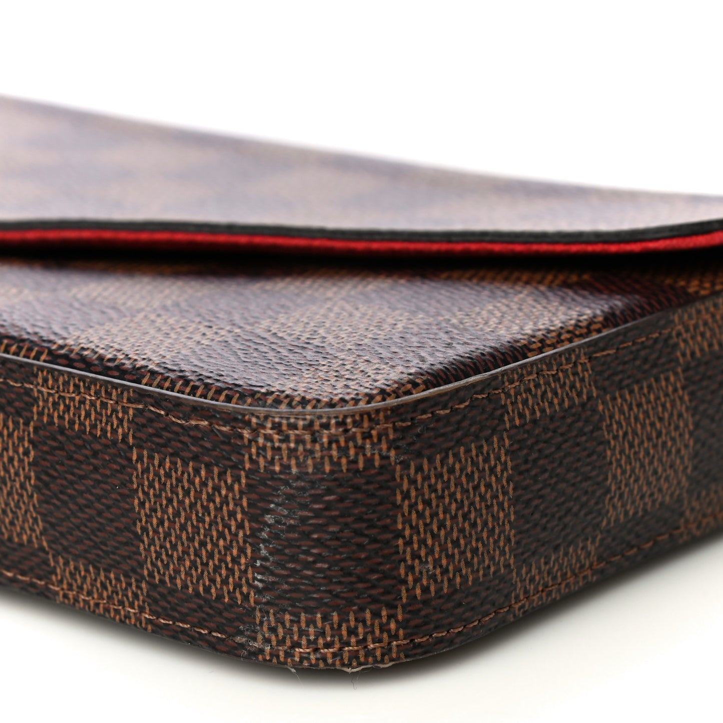 Damier Ebene Pochette Felicie Chain Wallet