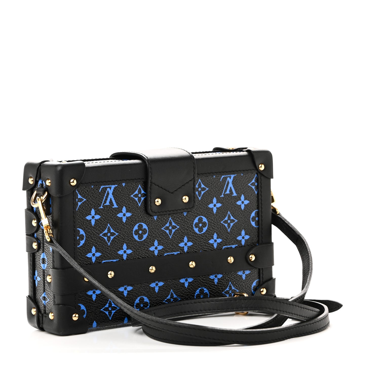 Monogram Petite Malle Blue Black