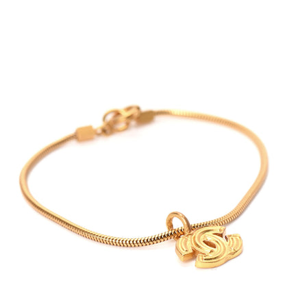 Chanel Snake Chain CC Bracelet Gold 1 of 4