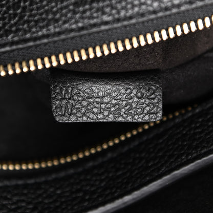 Celine Soft Grained Calfskin Small Belt Cabas Phantom Black 8 of 11
