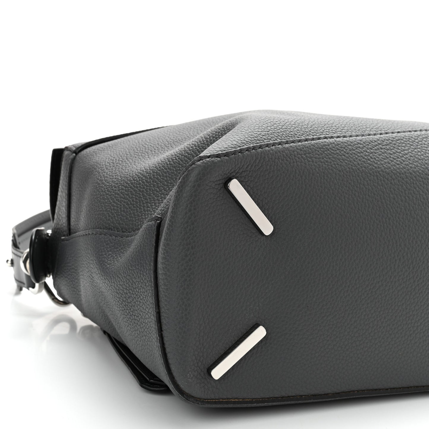Calfskin Large Puzzle Bag Anthracite