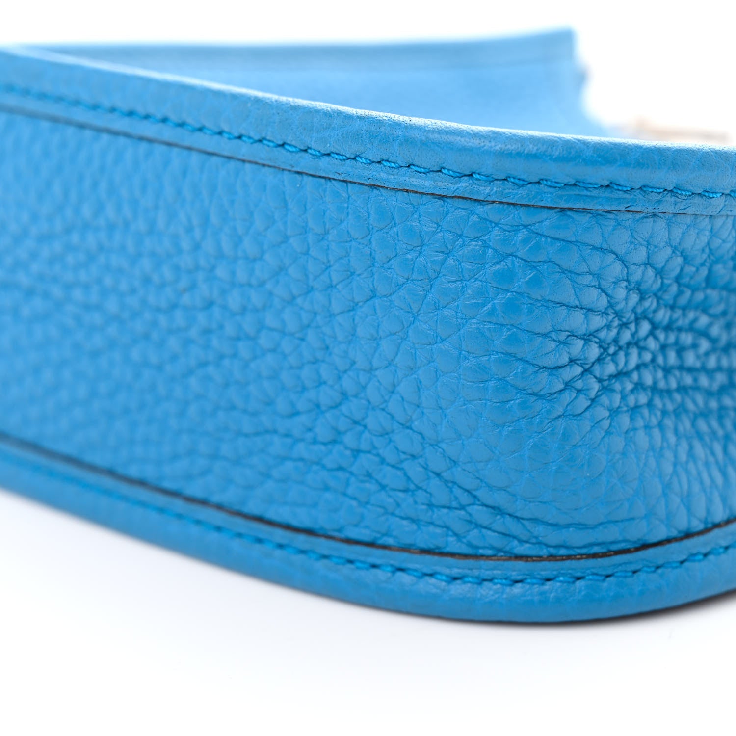 Hermes Taurillon Clemence Evelyne TPM Bleu Zanzibar 10 of 11