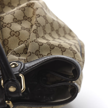 Gucci Monogram Large Sukey Tote Dark Brown 16 of 17