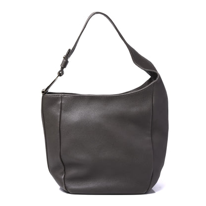 Gucci Pebbled Calfskin Shoulder Bag Grey 1 of 11