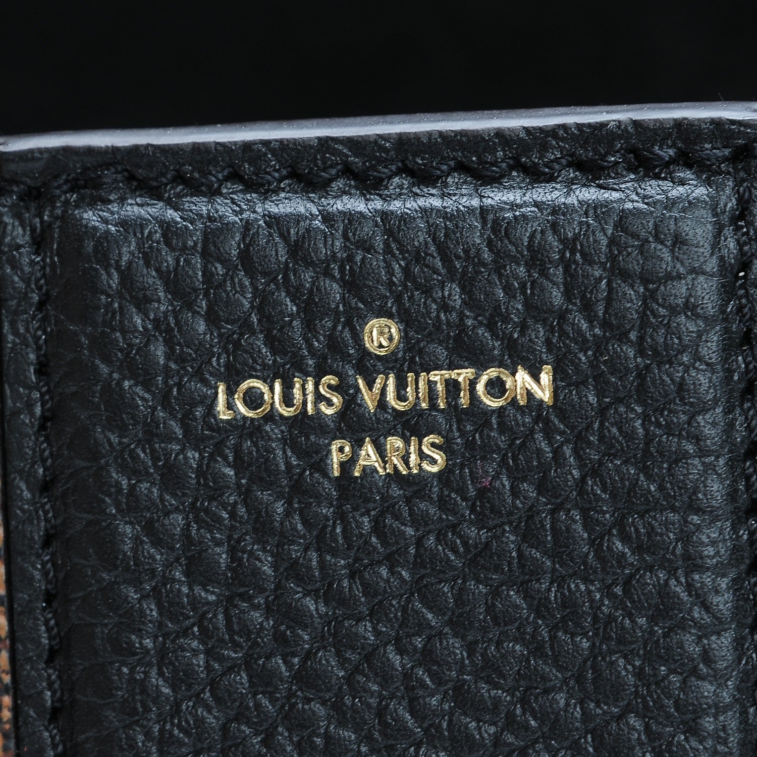 Louis Vuitton Damier Ebene Cuir Taurillon Wight Black 6 of 8