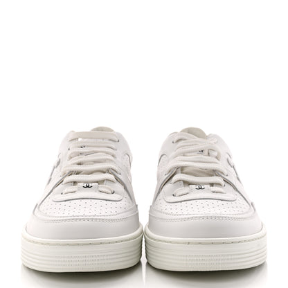 Chanel Calfskin CC Womens Sneakers 40.5 White 2 of 12