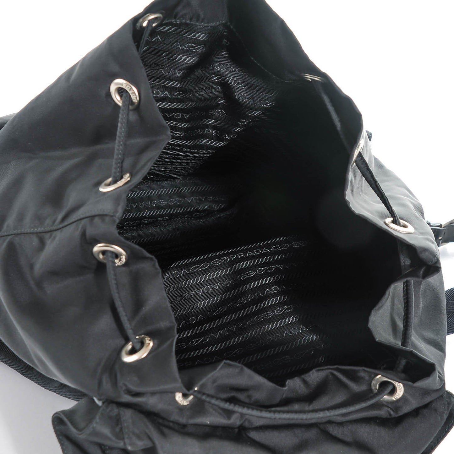 Nylon Vela Medium Backpack Black
