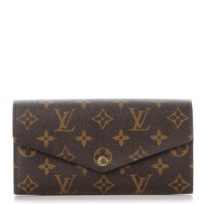Louis Vuitton Monogram Sarah Wallet NM Rose Ballerine 1 of 8