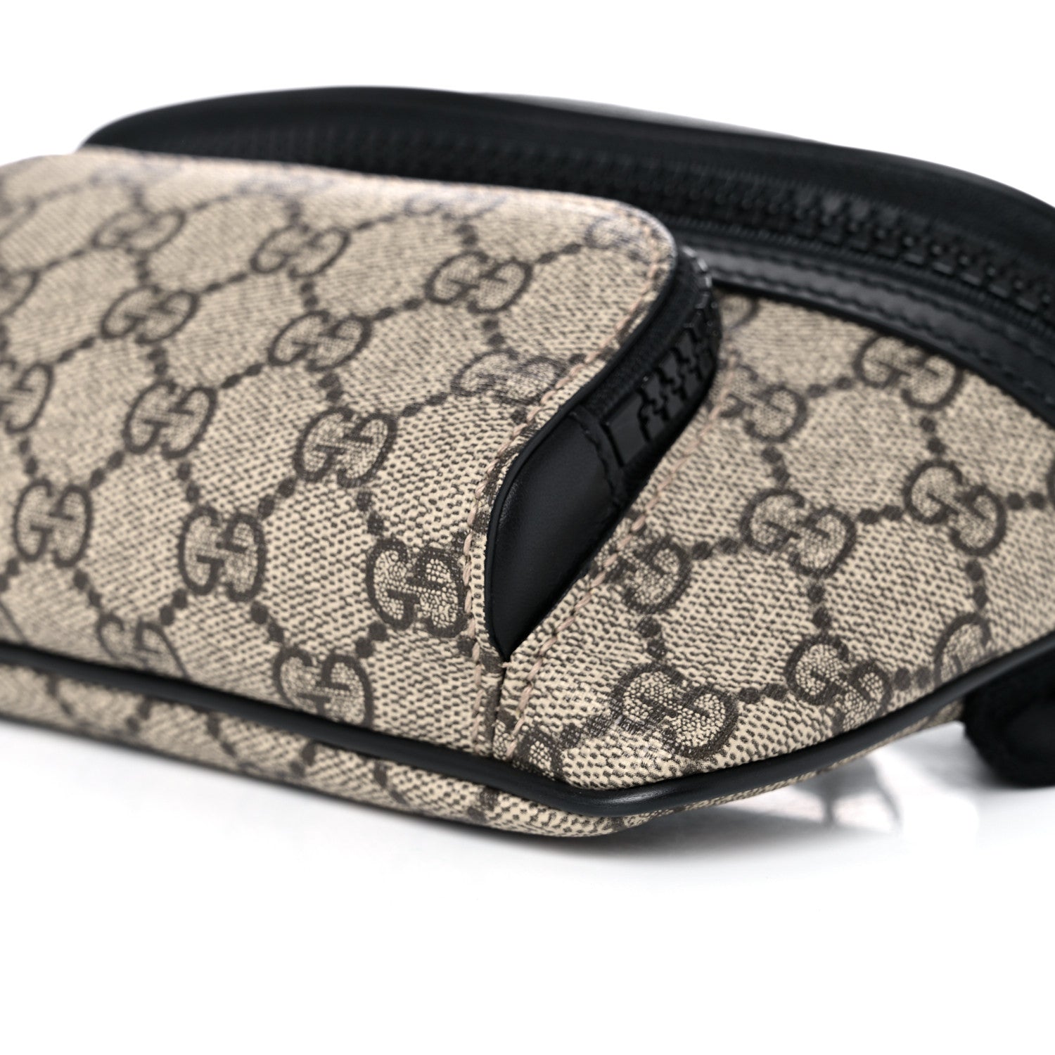 Gucci GG Supreme Monogram Belt Bag Black 9 of 11