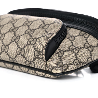 Gucci GG Supreme Monogram Belt Bag Black 9 of 11