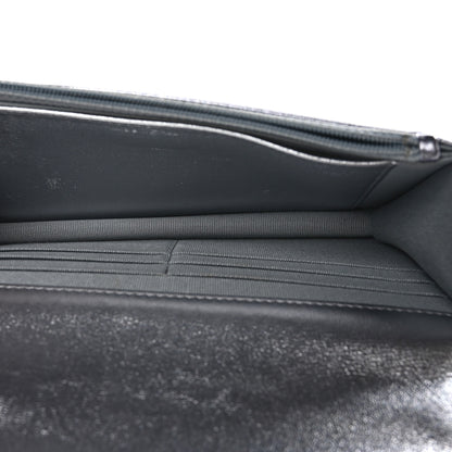 Chanel Gradient Metallic Lambskin Quilted Like A Wallet Wallet On Chain WOC Silvery Black 5 of 11