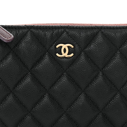 Chanel Caviar Quilted Cosmetic Case Black 8 of 8