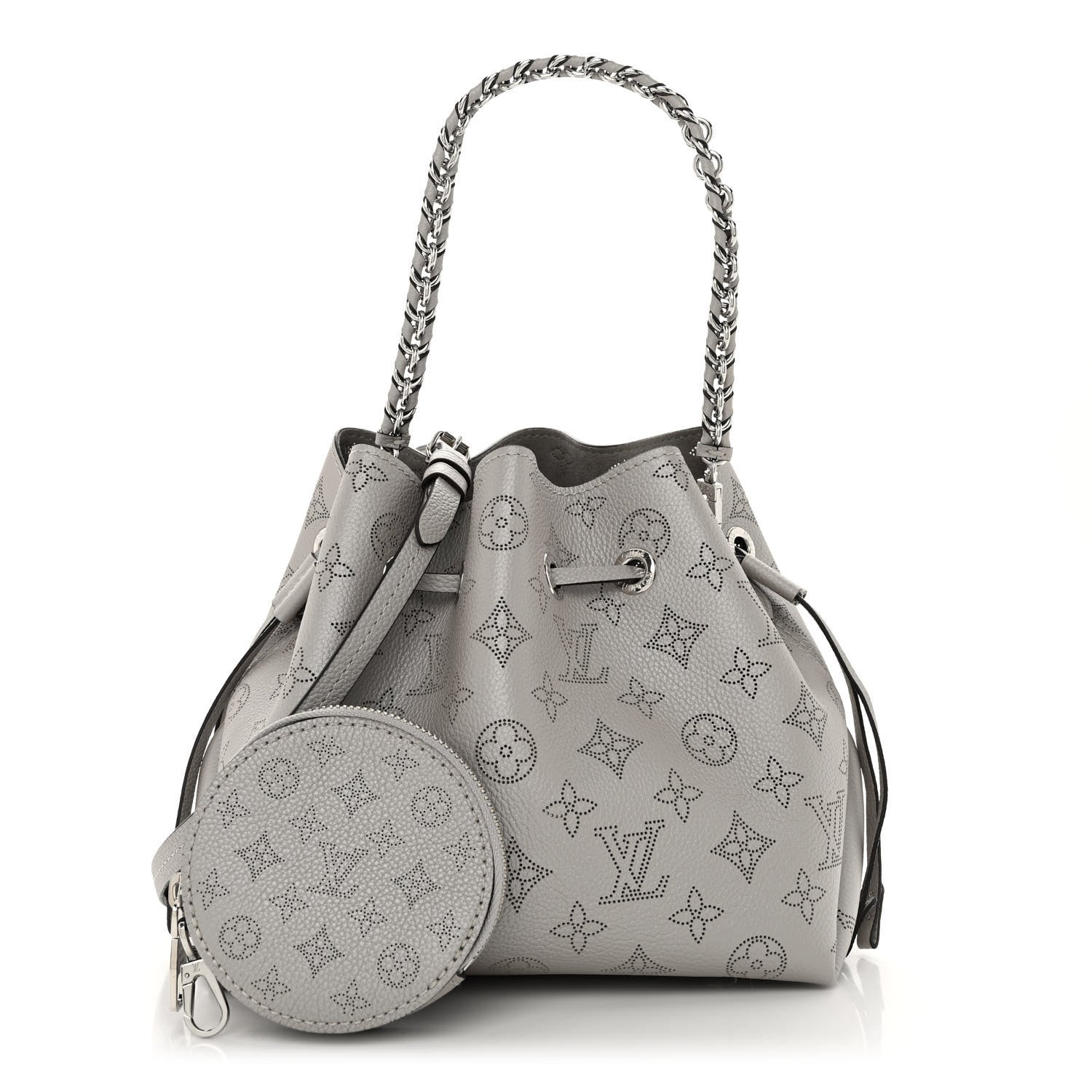 Louis Vuitton LOUIS VUITTON Metallic Mahina Bella Gris Souris 1 of 9
