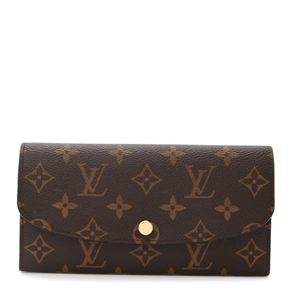 Louis Vuitton Monogram Emilie Wallet Rose Ballerine 1 of 7